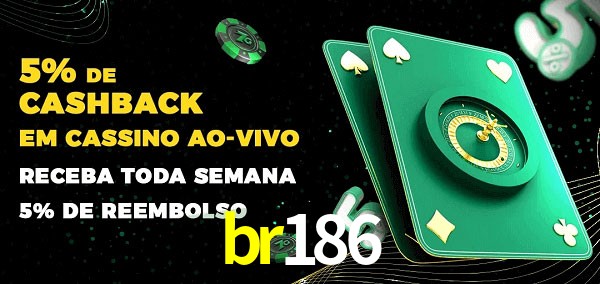 Promoções do cassino ao Vivo br186